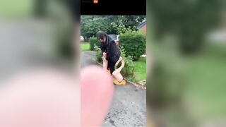 This Is The Terrifying Moment A Crazy Man Attacks A Random Woman