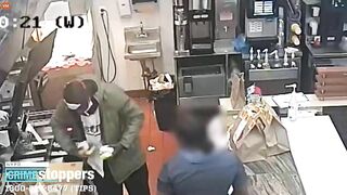 Thug Pulls Knife On McDonald's Employee And Steals Gold Nugget