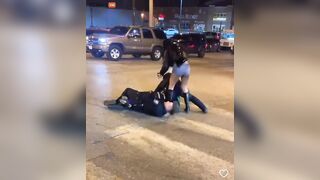 Kansas City, Missouri Mob Twerks Wife While Resisting Arrest