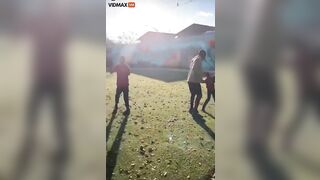 Two Families Clash In Park - Video - VidMax.com