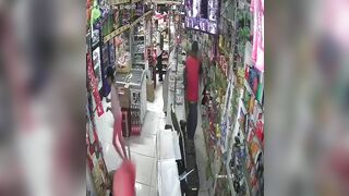 Two Men Armed With Machetes Attacked The Shop Owner. Columbus