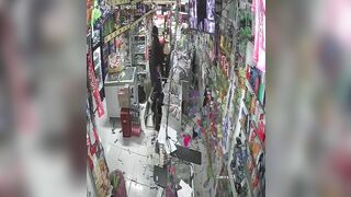 Two Men Armed With Machetes Attacked The Shop Owner. Columbus