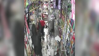 Two Men Armed With Machetes Attacked The Shop Owner. Columbus