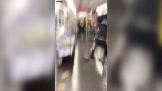 Two Men Got Into An Argument Over A Bicycle On A New York Train And One Of Them Was Hit By The Bicycle