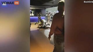 Two Men Throw Anklet Sandwiches At Chris Brown Concert While A