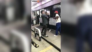 Two Shell Petrol Station Workers Caught A Thug Stealing And Got Inside