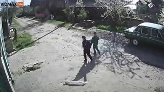 Accident Occurs After Two Ukrainian Children Find Loaded Rocket Launcher