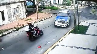 Two People Were Hit By A Motorcycle