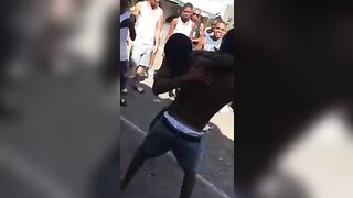 Two Men Fight In Prison B