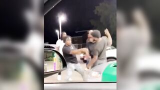 Two Men Passed Out At Gas Station