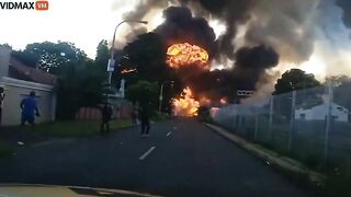 Warnings, Pictures And Shocking Oil Tanker Explosion In South Africa