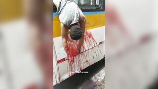 WCGW When You Stick Your Stupid Head Out Of A Moving Bus