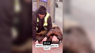 Woke Weirdo Complains About Homeless People To Police Caller