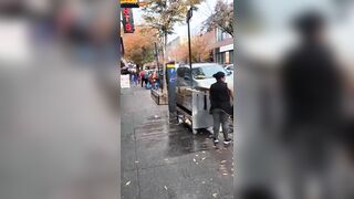 WTF Asian Woman Filming Grilled Rat On Northern Kebab Shop