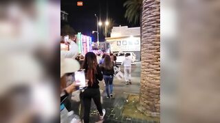 Watch A Group Of Black Men Attack A White Tourist In Hollywood