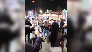 Watch A Group Of Black Men Attack A White Tourist In Hollywood