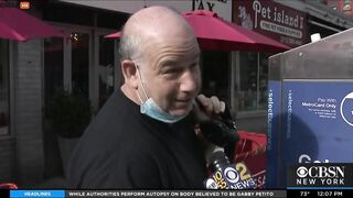 Watch A Homeless Man Throw A Brick At A Bagel Shop Worker