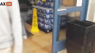 Watch This Lowlife Fill His Shopping Cart With Beer