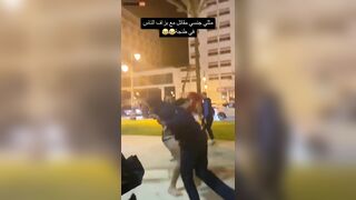 Wild Moroccan Thug Beats Transgender Man, Four Arrested – Video