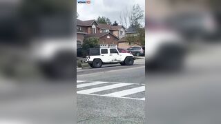 Wilde Video Shows Police Trying To Stop A Jeep From Ramming Into House