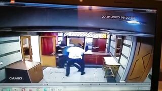 Crazy Footage Of The Attack On The Azerbaijani Embassy