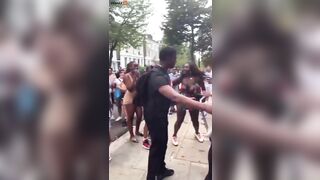 Woman Slaps Man First At Notting Hill Carnival