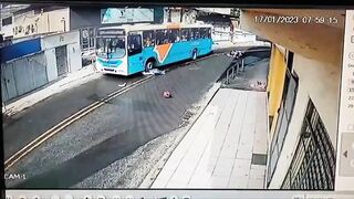 Woman Dies Instantly Under Bus Wheels 