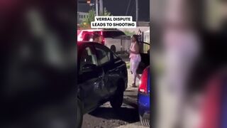 Woman Pulls Out Gun And Shoots Another Woman Tearing O