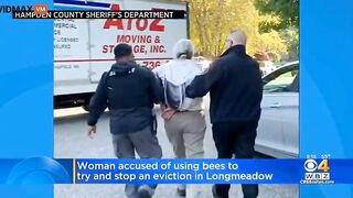 Woman Releases Swarm Of Bees At Police During Eviction