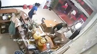 Woman Hit On Head With Flowerpot