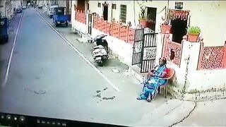 Woman Hit By Drunk Driver In India