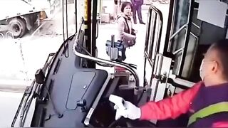 Woman Refused To Take Bus