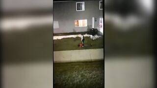 Woman Clashes With Neighbor