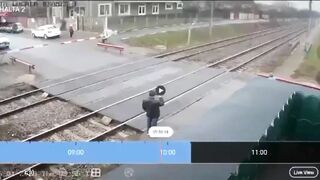 Woman Brutally Hit By Train At Intersection