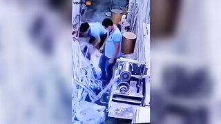 Worker Sucked Into Machine - Video - VidMax.com