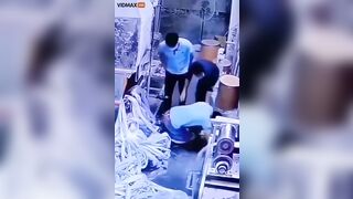 Worker Sucked Into Machine - Video - VidMax.com