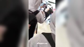 Teenagers Attacked A Young Woman In Stonestown Shopping Centre. United States, P