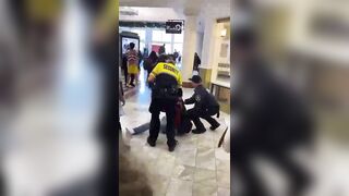 Teenagers Attacked A Young Woman In Stonestown Shopping Centre. United States, P