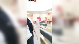 [NSFW] Naked Crazy Woman Destroys Office And Demands R