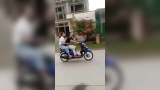 Couple Commit Suicide On Motorcycle 