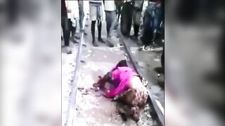 Suicide Attempt On A Train 