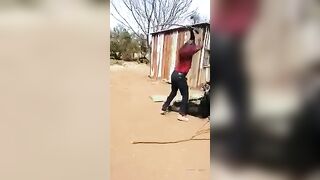 Africans Punished For Theft 