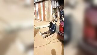 Africans Punished For Theft 