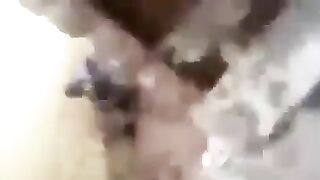 African Husband Stones His Wife 