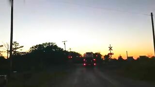 Amtrak Train Hits Semi-truck Transporting A Car