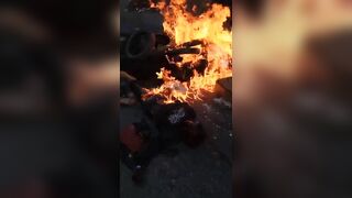 Angry Haitian Mob Burns 13 Suspects To Death