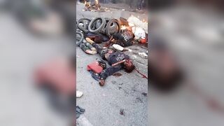 Angry Haitian Mob Burns 13 Suspects To Death