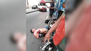 Shirtless Motorcyclist Killed In Accident 