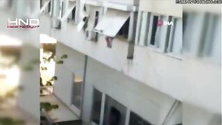 Beautiful Girl Attempts Suicide By Jumping From Apartment Building