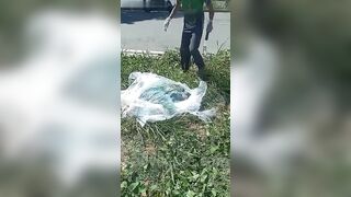 Man's Body Found In Plastic Bag 